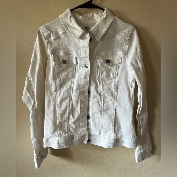 Lee Riders White Button Up Jacket - Picture 1 of 4